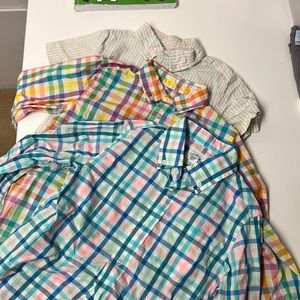 3 boys J.Crew button down shirts - spring colors!